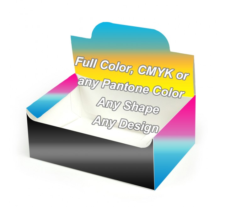 Full Color - Auto Bottom Display Lid Boxes