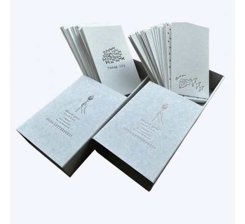 Letterpress Business Cards Packaging Boxes
