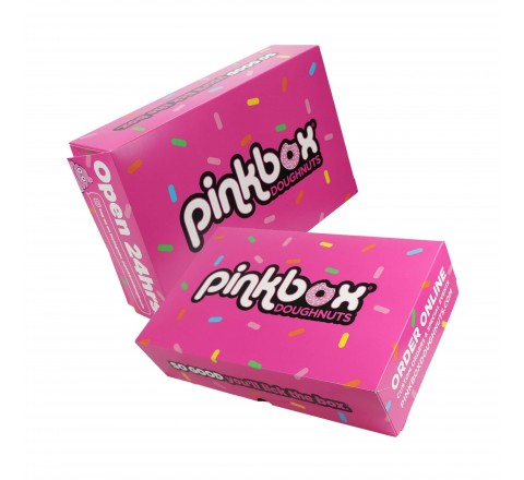 Pink Donut Packaging Boxes