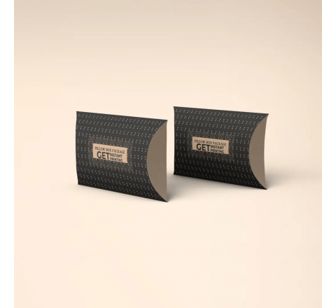 Black Pillow packaging boxes