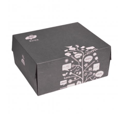 Black Shipping Packaging Boxes