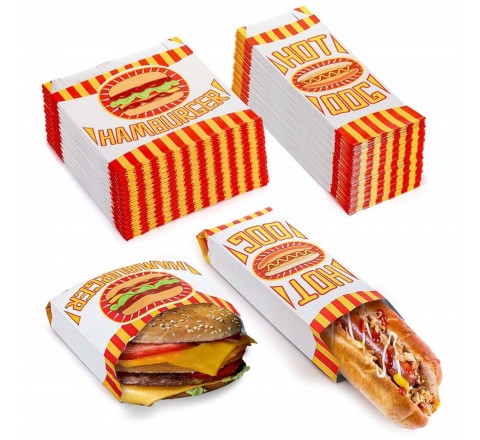 Hot Dog Sleeve Packaging Boxes