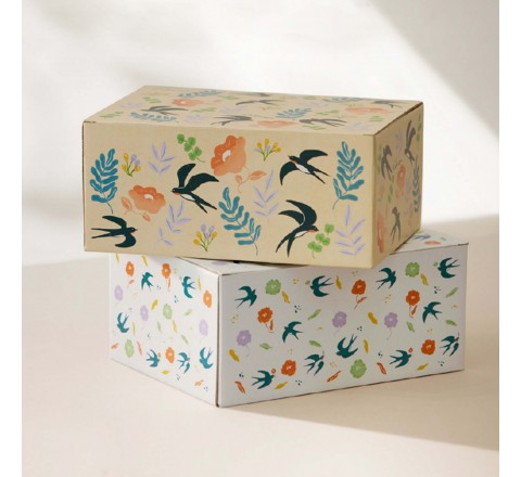 White Corrugated Packaging Boxes