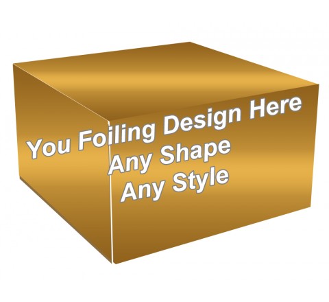 Golden Foiling Cake Boxes