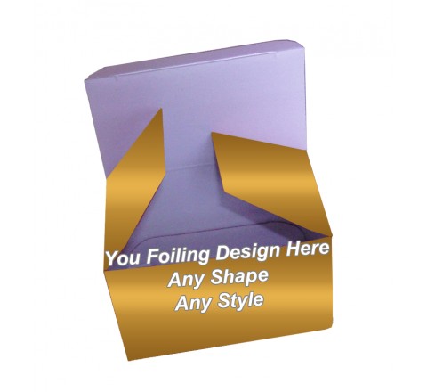 Golden Foiling Reverse Tuck End Boxes