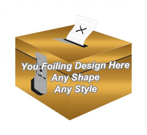 Golden Foiling - Ballot Boxes