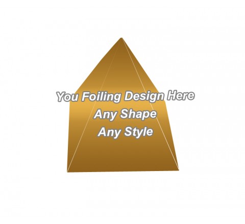 Golden Foiling - Pyramid Shape Boxes