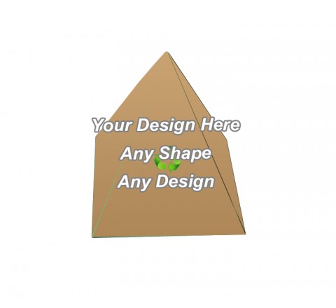 Recycled - Pyramid Shape Boxes